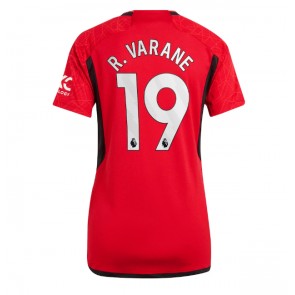 Manchester United Raphael Varane #19 Replika Hjemmebanetrøje Dame 2023-24 Kortærmet